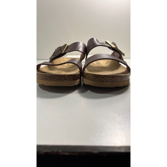 Brand New Bjorndal Courtney Brown Double Straps Women's  Sandals SZ 10 - Picture 2 of 5